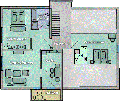 Grundriss Ferienwohnung 4